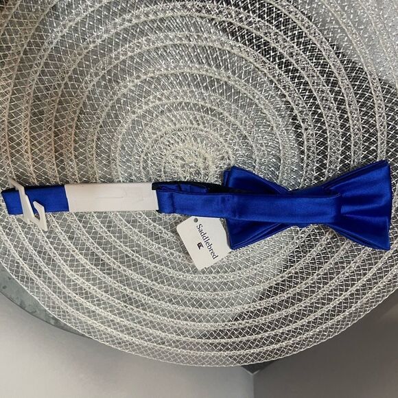 Saddlebred Men’s Bow Tie in Cobalt NWT - Picture 3 of 7